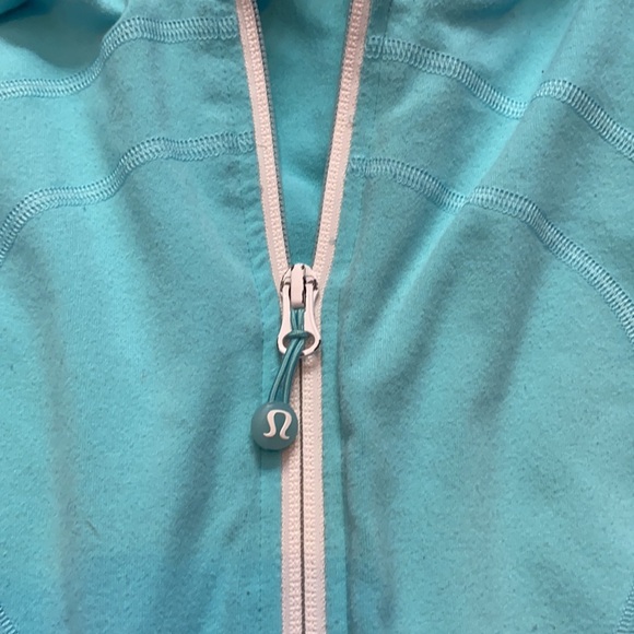 LULULEMON STRIDE JACKET hoodie angel blue SIZE 8 - Picture 4 of 6